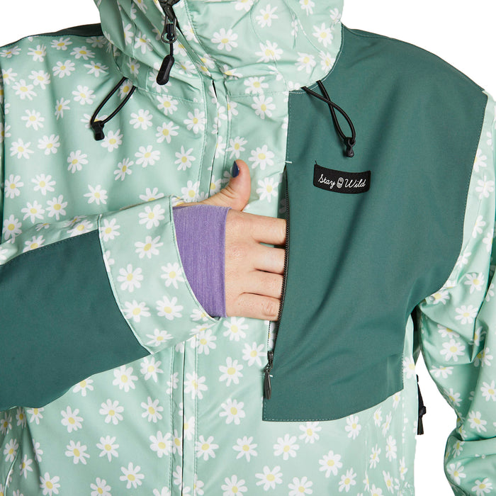 Airblaster Insulated Freedom Suit - Women's Mint Daisy