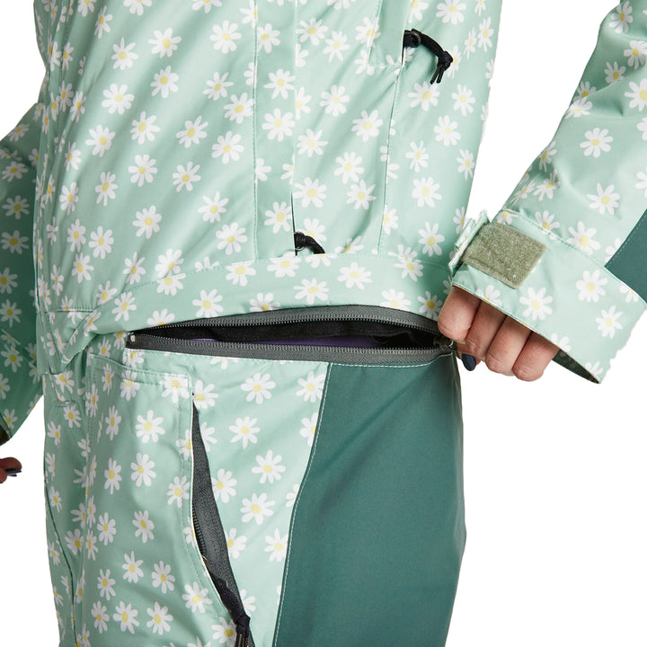 Airblaster Insulated Freedom Suit - Women's Mint Daisy