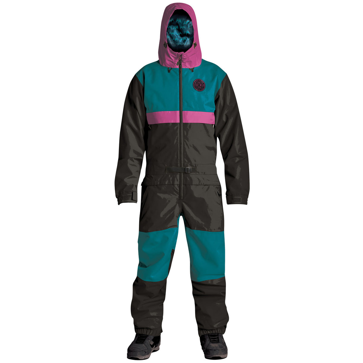 Airblaster Kook Suit - Men's Spruce/Magenta