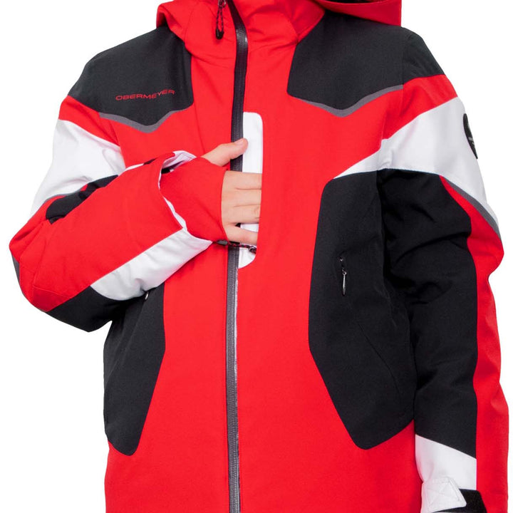 Obermeyer Mach 13 Jacket - Boys' Brakelight