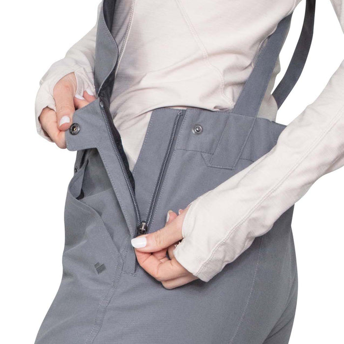 Obermeyer Malta Bib Overalls - Women's Black Denim