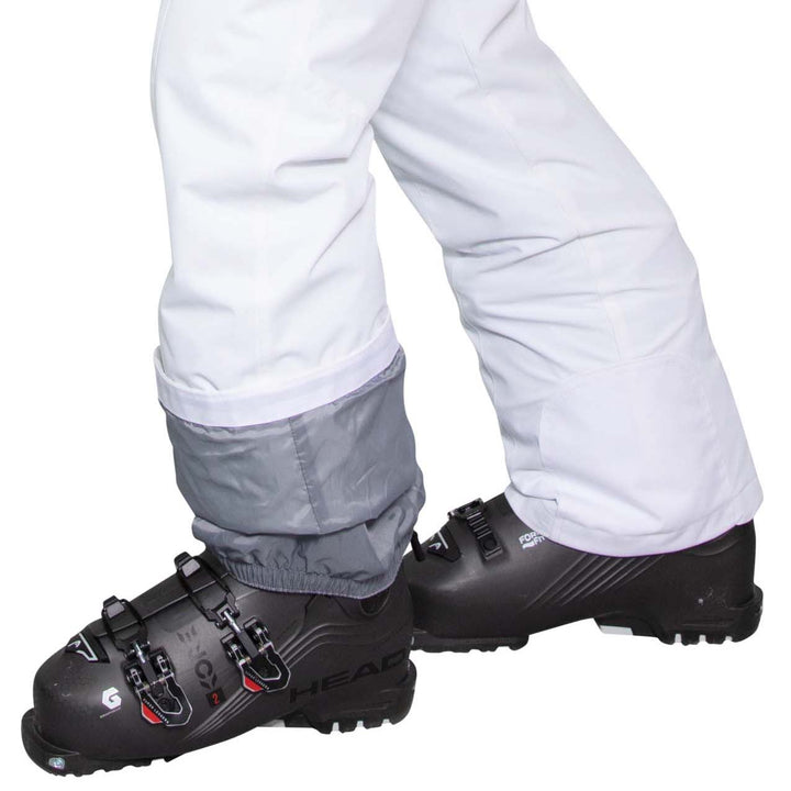 Obermeyer Malta Short Bib Overalls - Women's White