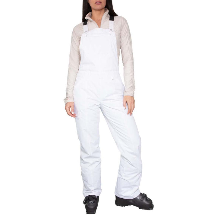 Obermeyer Malta Short Bib Overalls - Women's White