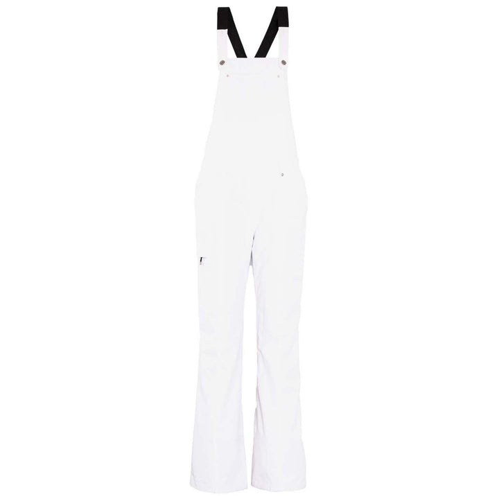 Obermeyer Malta Short Bib Overalls - Women's White