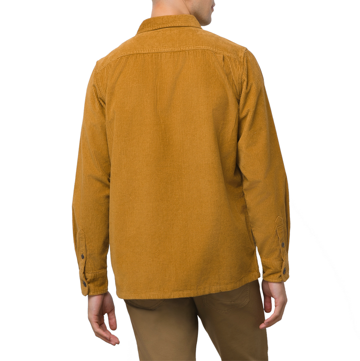Vans Waffle Corduroy Long-Sleeve Shirt - Men's Bone Brown