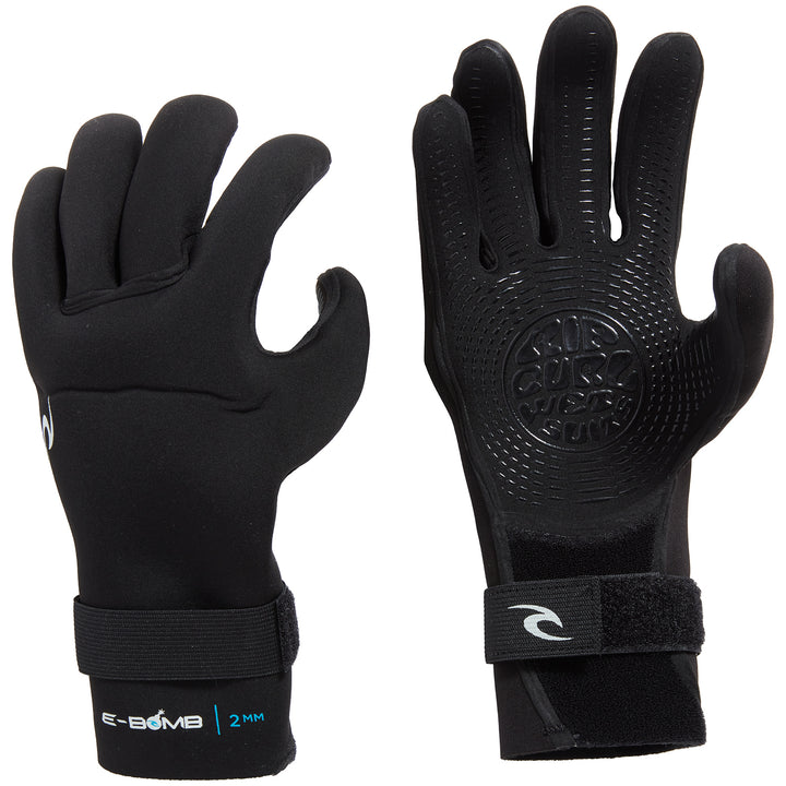 Rip Curl 2mm E Bomb Stitchless Wetsuit Gloves Black