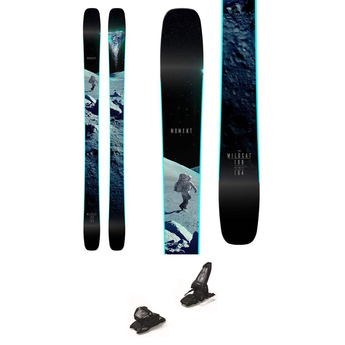 Moment Wildcat 108 Skis + Marker Griffon 13 Demo Bindings 2020
