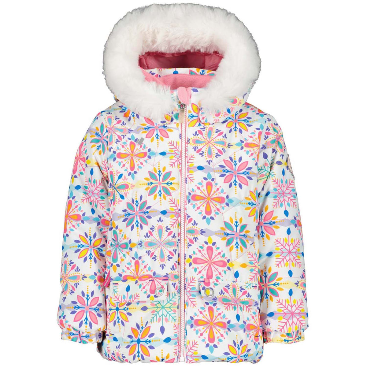 Obermeyer Roselet Jacket - Toddler Girls' Winter Snowflakes