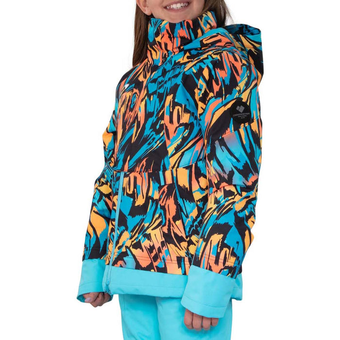 Obermeyer Taja Print Jacket - Girls' Swirl-Wind