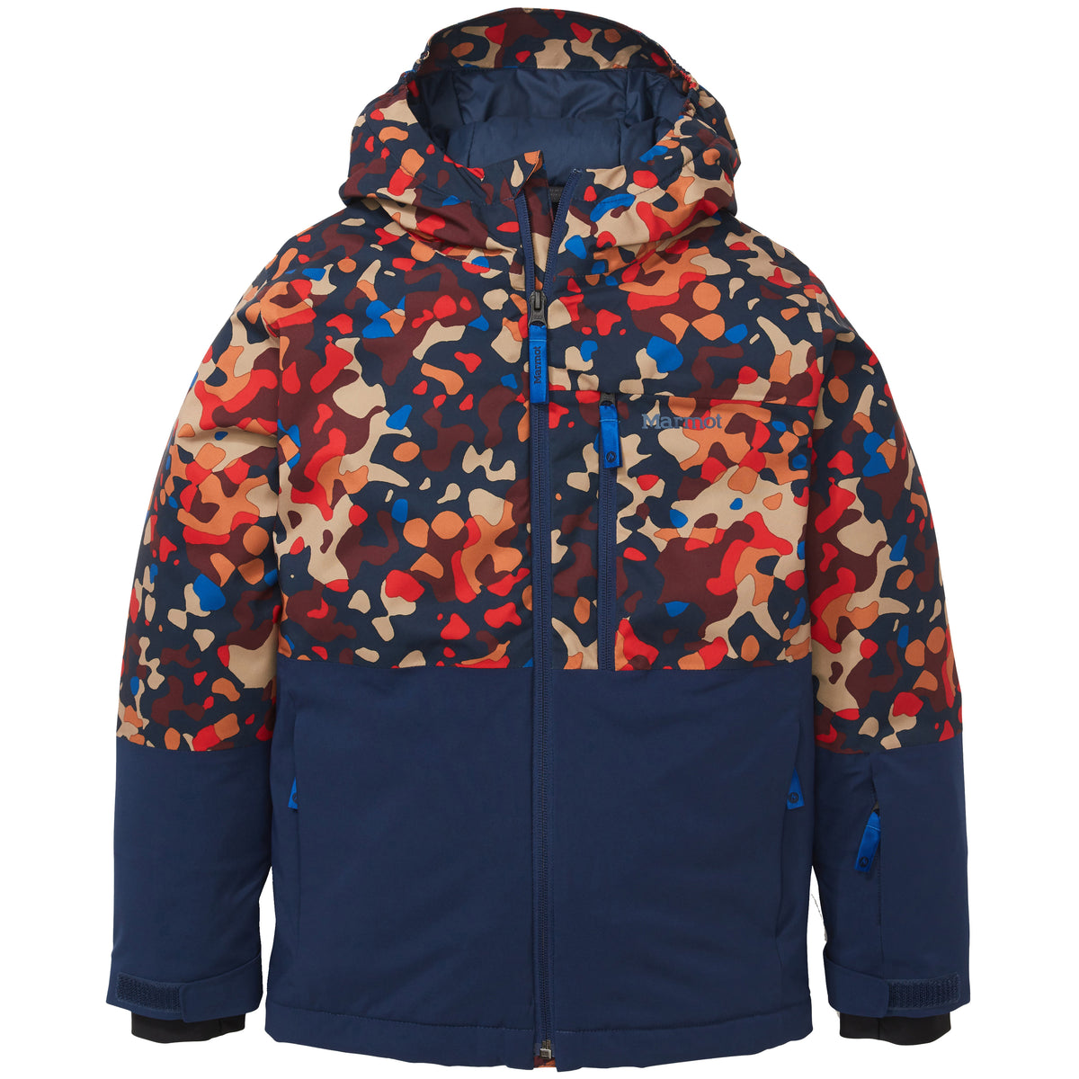 Marmot Snowline Jacket - Kids' Shetland Tech Camo/Arctic Navy
