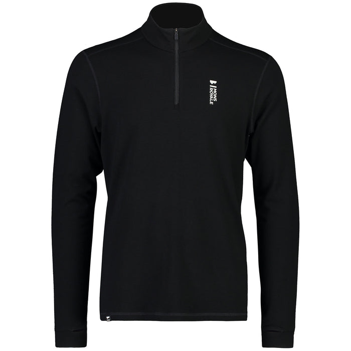 MONS ROYALE Cascade 1/4 Zip Top - Men's Black