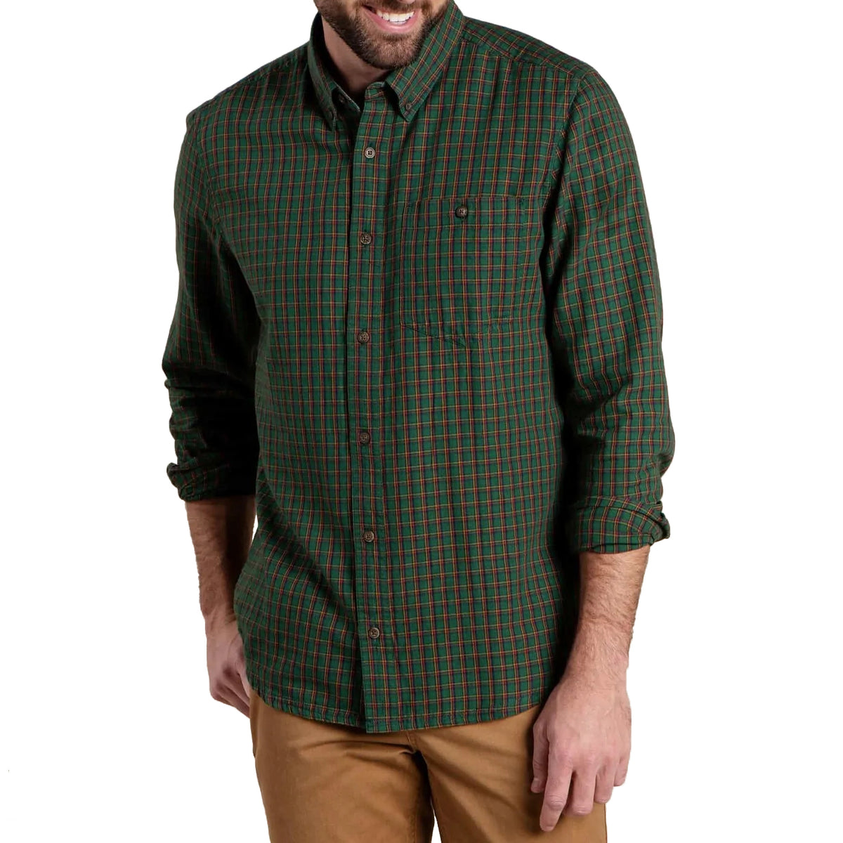 Toad & Co Eddy Long-Sleeve Shirt - Men's Camp Green