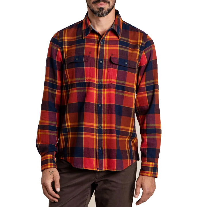 Toad & Co Indigo Flannel Long-Sleeve Shirt - Men's Canoe