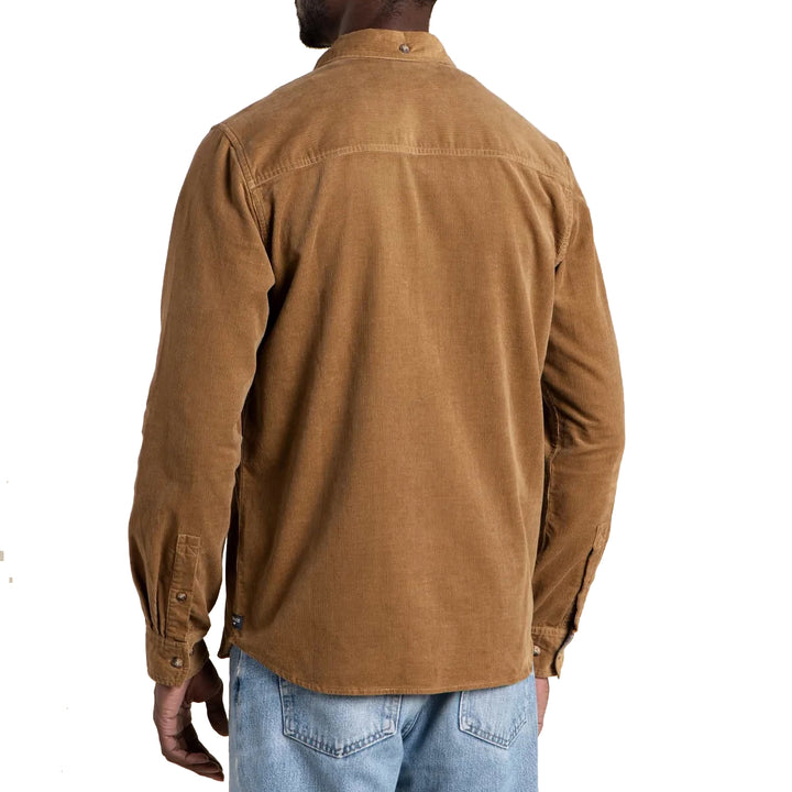 Toad & Co Scouter Cord Long-Sleeve Shirt - Men's Honey Brown