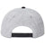 Brixton Crest C MP Snapback Hat - Kids' Light Heather Grey/Black