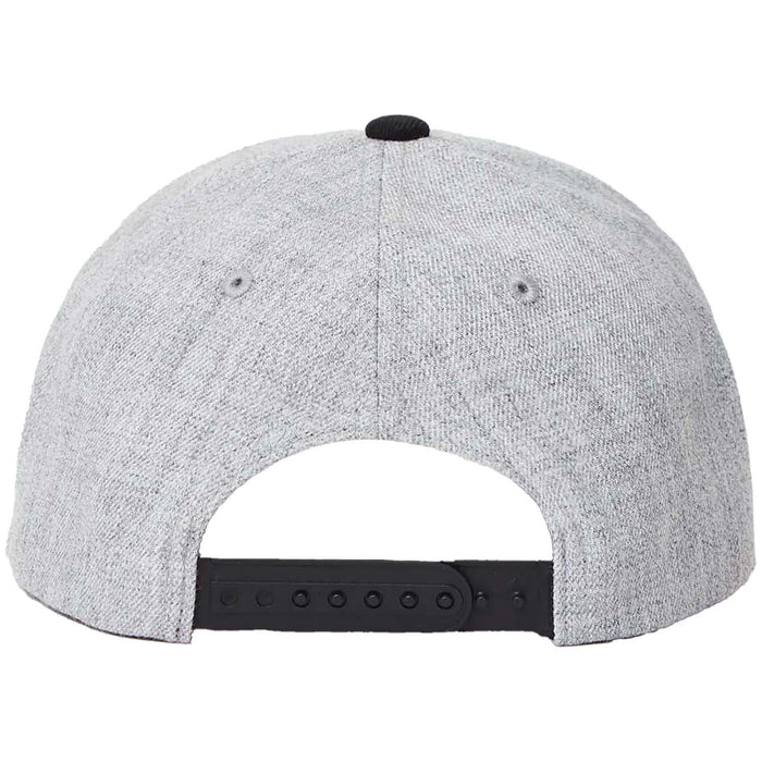 Brixton Crest C MP Snapback Hat - Kids' Light Heather Grey/Black