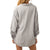 Rhythm Classic Oversized Shirt - Women's Ocean Blue