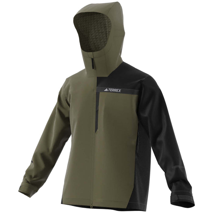 Adidas Terrex MT RR 2.5L Rain Jacket - Men's Focus Olive/Black