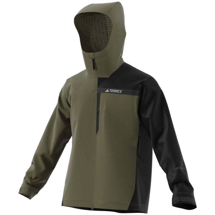 Adidas Terrex MT RR 2.5L Rain Jacket - Men's Focus Olive/Black