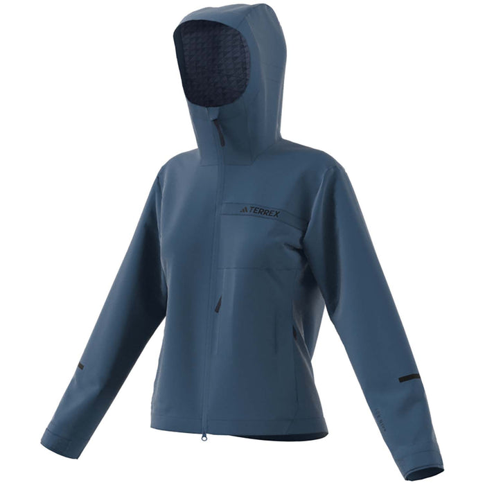Adidas Terrex Multi 2.5L Rain Jacket - Women's Wonder Steel