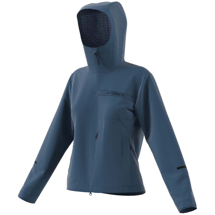 Adidas Terrex Multi 2.5L Rain Jacket - Women's Wonder Steel