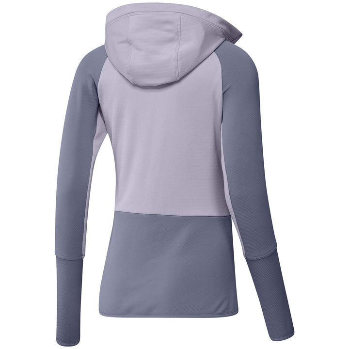 Adidas Terrex Tech Fleece Hooded Jacket - Women's Silver Dawn/Silver Violet