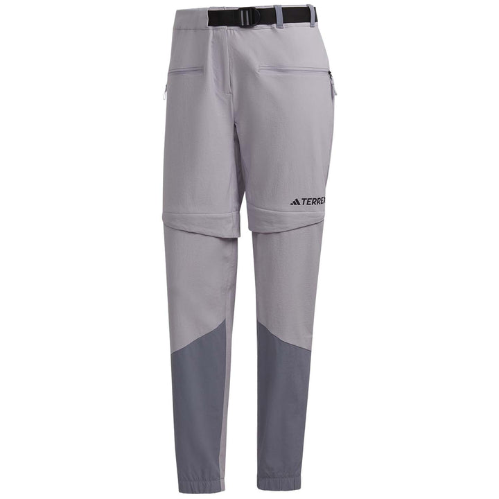 Adidas Terrex Utilitas Hiking Zip-Off Pants - Women's Silver Dawn