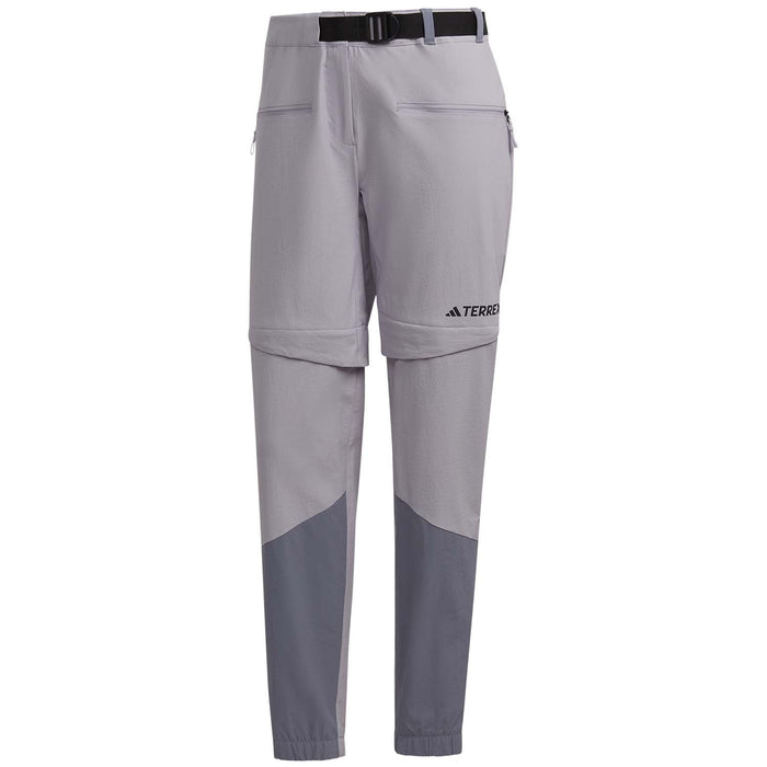 Adidas Terrex Utilitas Hiking Zip-Off Pants - Women's Silver Dawn