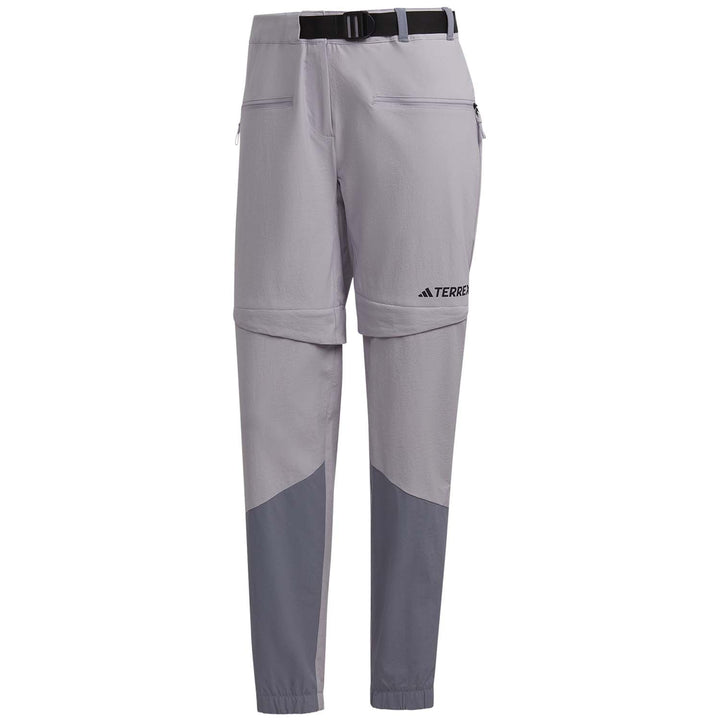 Adidas Terrex Utilitas Hiking Zip-Off Pants - Women's Silver Dawn