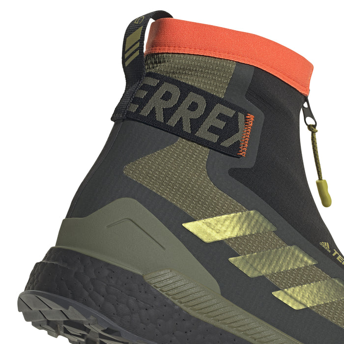 Adidas Terrex Free Hiker C.RDY Shoes - Men's Focus Olive/Pulse Olive/Impact Orange