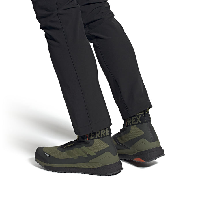 Adidas Terrex Free Hiker C.RDY Shoes - Men's Focus Olive/Pulse Olive/Impact Orange