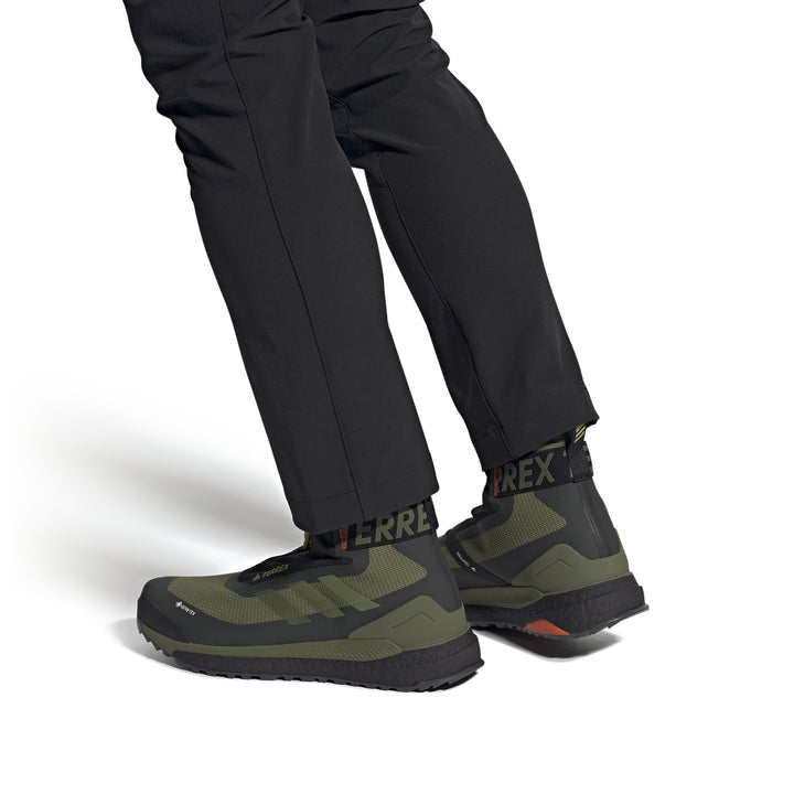 Adidas Terrex Free Hiker C.RDY Shoes - Men's Focus Olive/Pulse Olive/Impact Orange