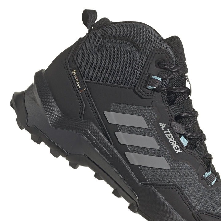 Adidas Terrex AX4 Mid GORE-TEX Shoes - Women's Core Black/Grey Three/Mint Ton