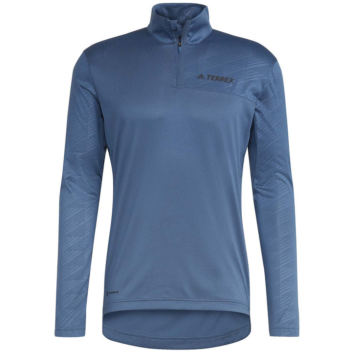 Adidas Terrex Multi Half Zip Long-Sleeve - Men's Wonder Steel