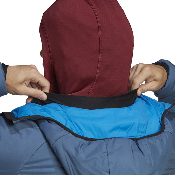 Adidas Techrock Stretch Primaloft Hooded Jacket - Men's Wonder Steel