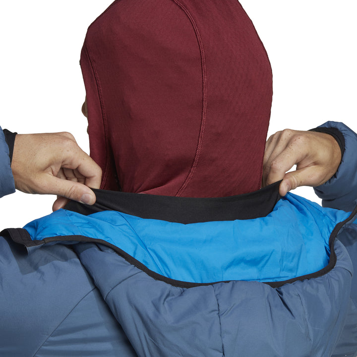 Adidas Techrock Stretch Primaloft Hooded Jacket - Men's Wonder Steel