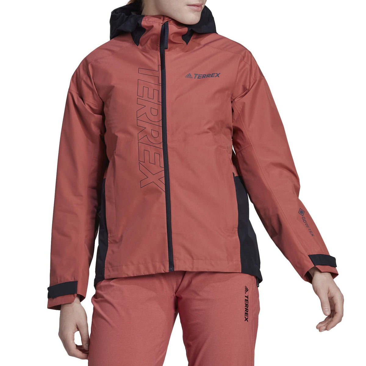 Adidas Terrex GORE-TEX Paclite Rain Jacket - Women's Wonder Red/Legend Ink
