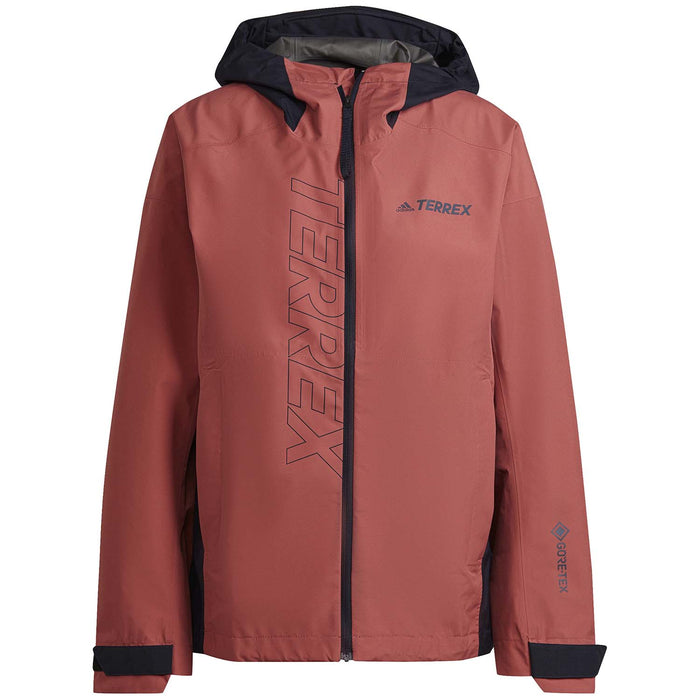 Adidas Terrex GORE-TEX Paclite Rain Jacket - Women's Wonder Red/Legend Ink