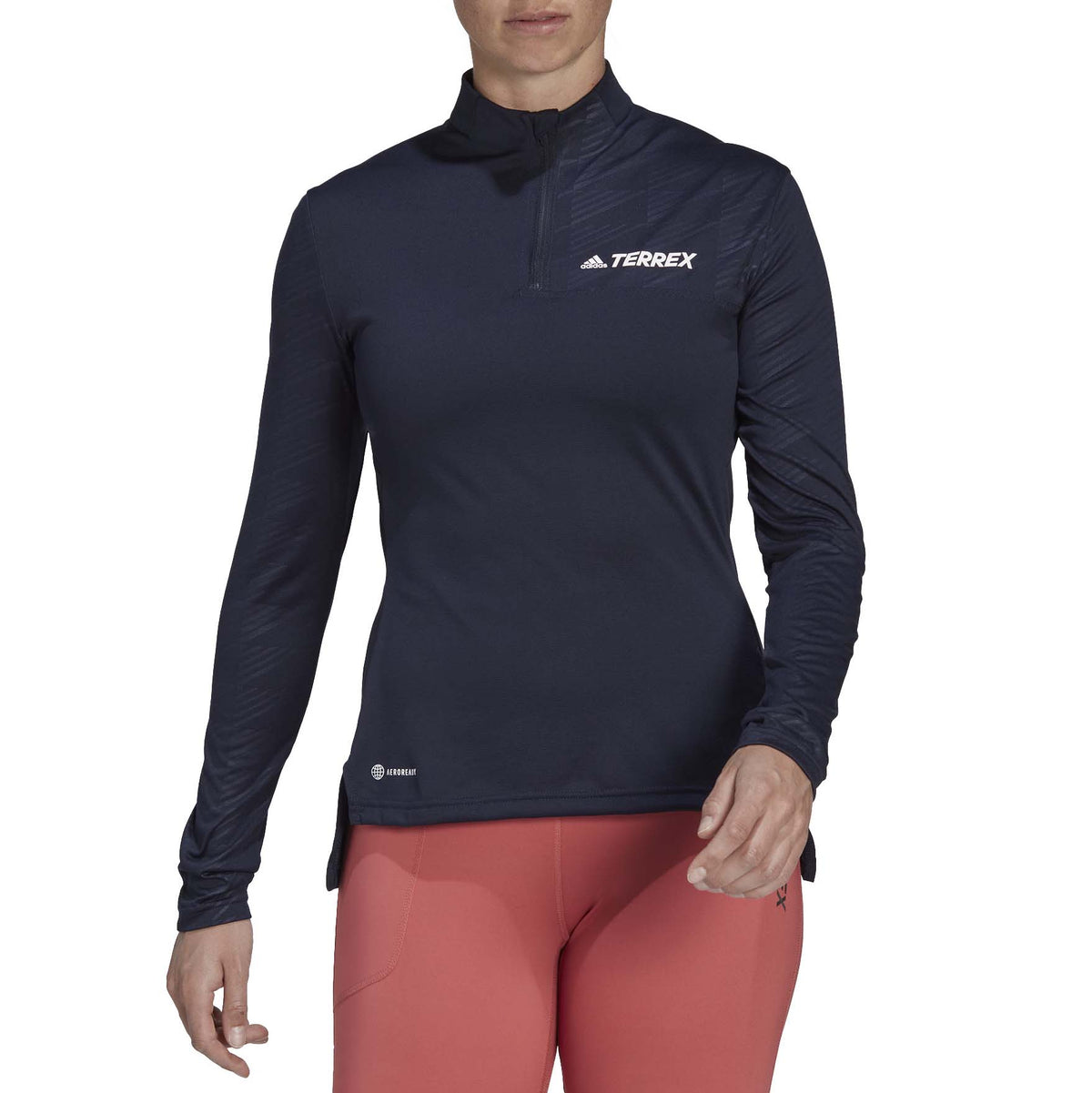 Adidas Terrex Multi Half Zip Long-Sleeve Top - Women's Legend Ink