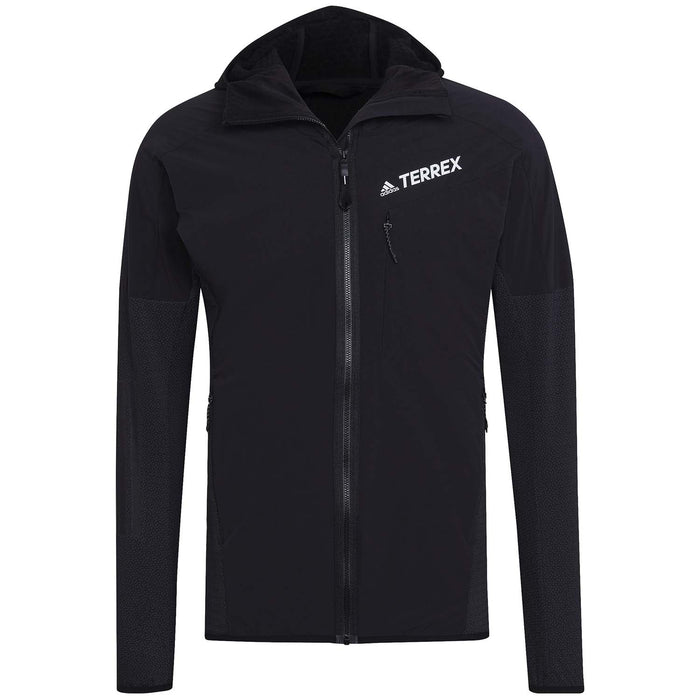 Adidas Techrock Fleece Wind Hooded Jacket - Men's Black