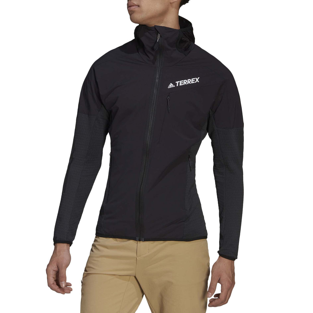 Adidas Techrock Fleece Wind Hooded Jacket - Men's Black
