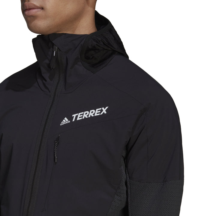 Adidas Techrock Fleece Wind Hooded Jacket - Men's Black