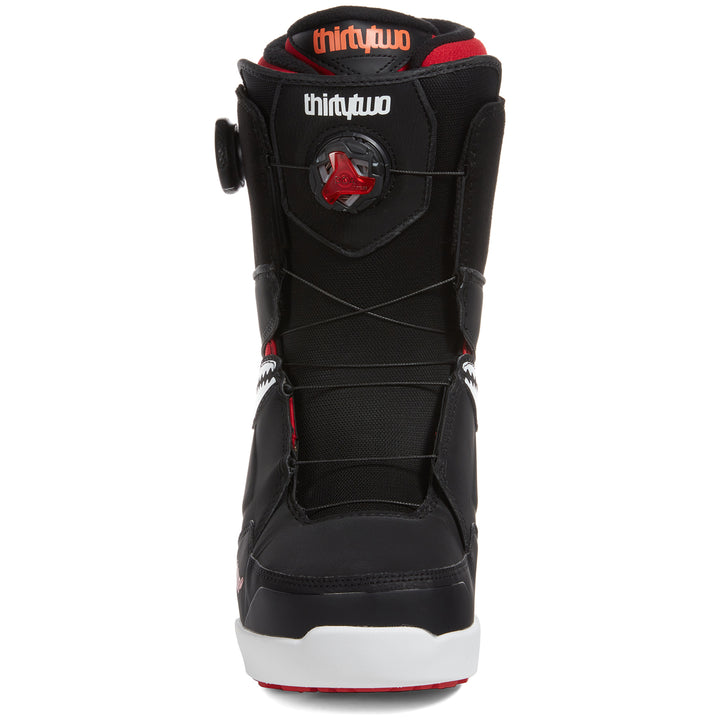 thirtytwo Lashed Double Boa Crab Grab Snowboard Boots 2022 Black/Grey/Red