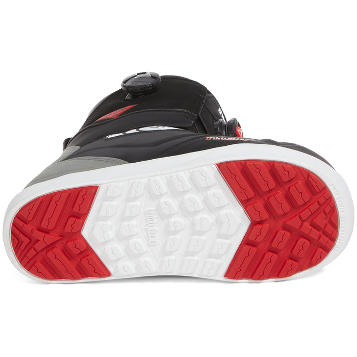 thirtytwo Lashed Double Boa Crab Grab Snowboard Boots 2022 Black/Grey/Red
