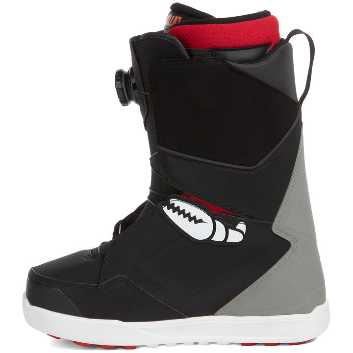 thirtytwo Lashed Double Boa Crab Grab Snowboard Boots 2022 Black/Grey/Red