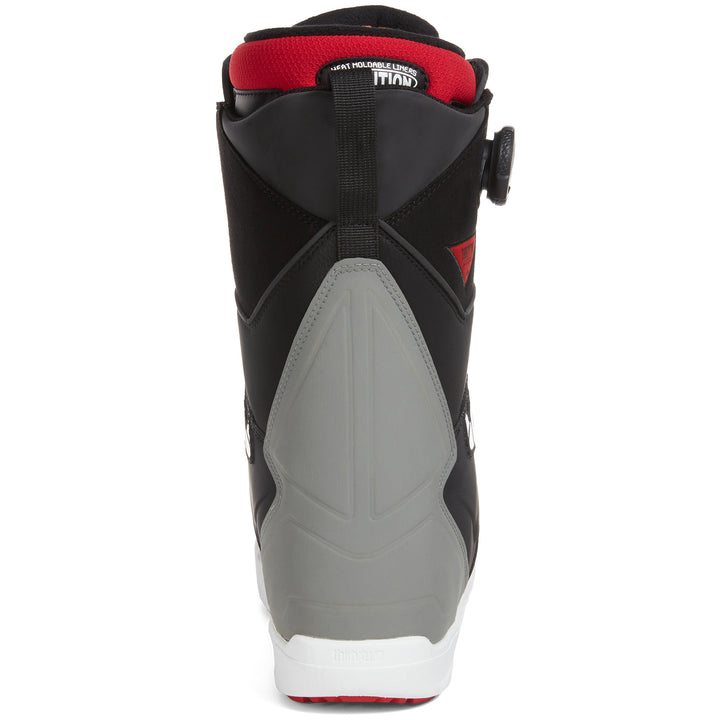 thirtytwo Lashed Double Boa Crab Grab Snowboard Boots 2022 Black/Grey/Red