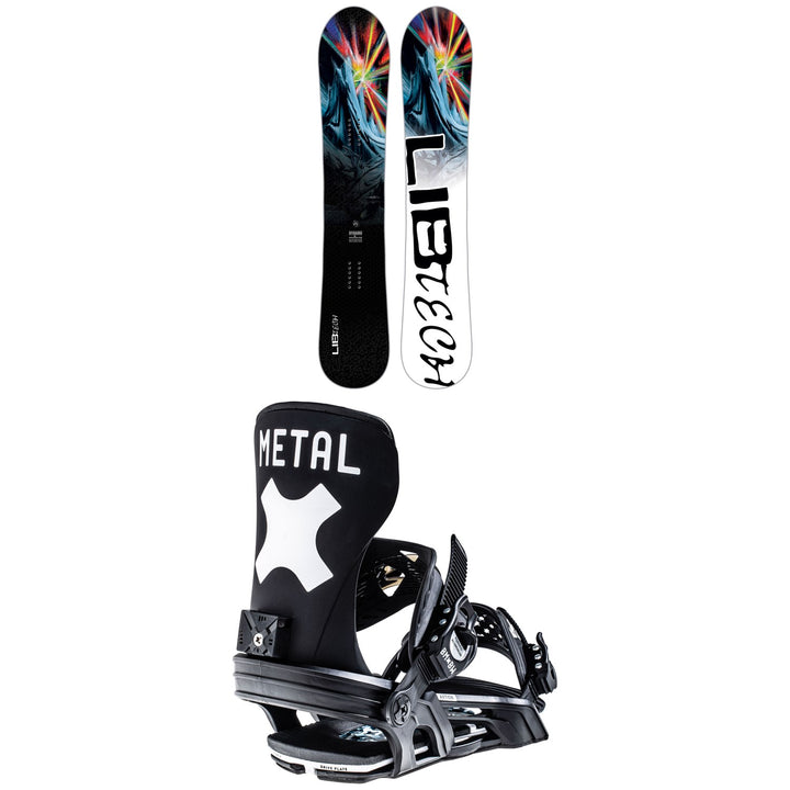 Lib Tech Dynamo C3 Snowboard + Bent Metal Axtion Snowboard Bindings 2023