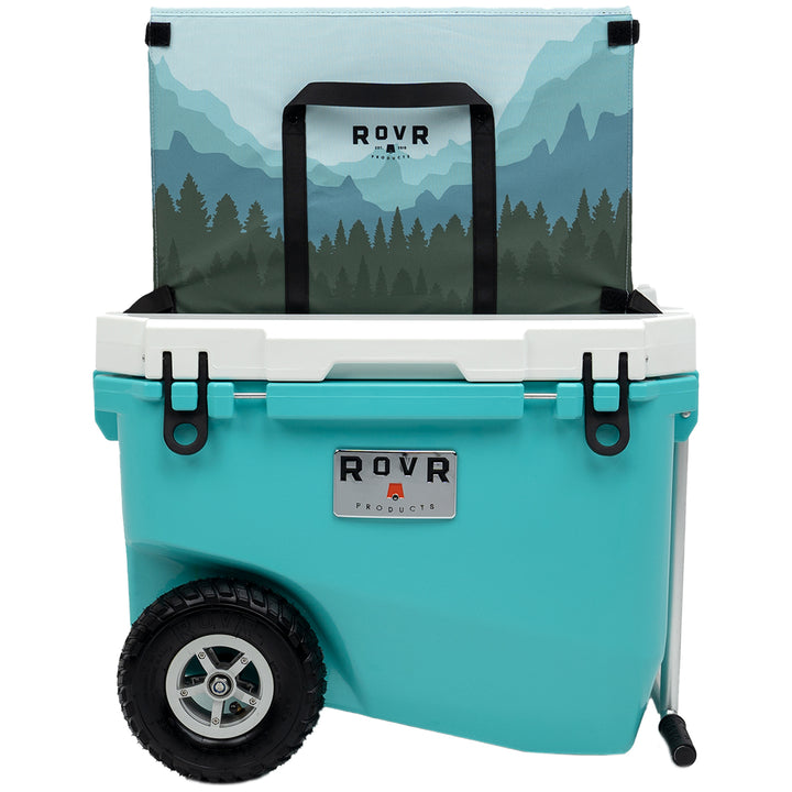 RovR RollR 60 Cooler With LandR Bin Glacier