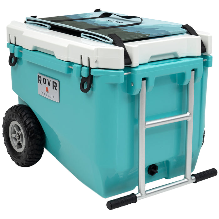 RovR RollR 60 Cooler With LandR Bin Glacier