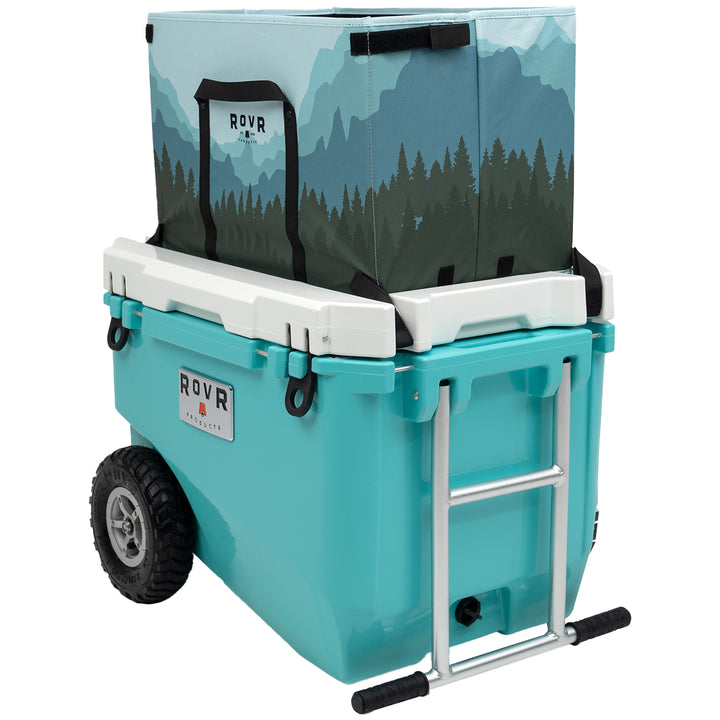 RovR RollR 60 Cooler With LandR Bin Glacier